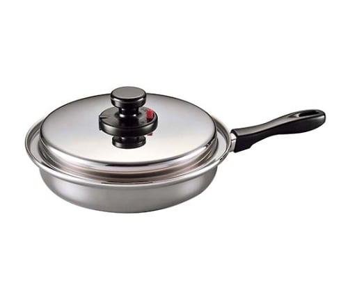 18-10（電磁対応）エクストラ 蓋付フライパン 24cm　4232500