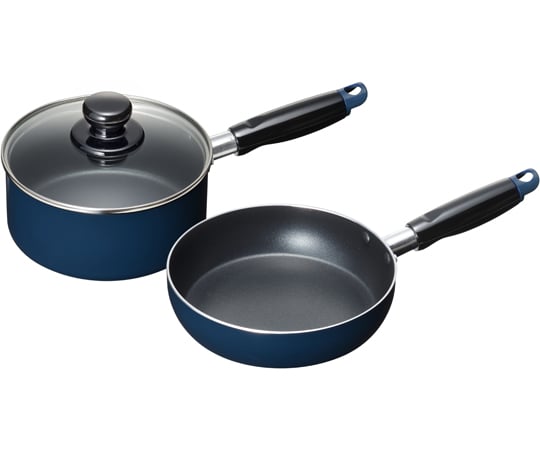 スティージーII IH対応片手鍋16cm＆フライパン18cm　MB-2377