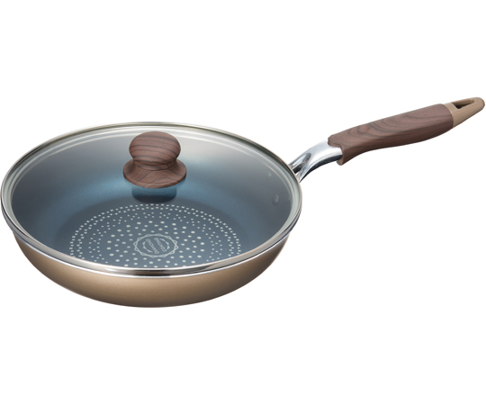 ブラナーノII IH対応ガラス蓋付フライパン26cm　MB-2389