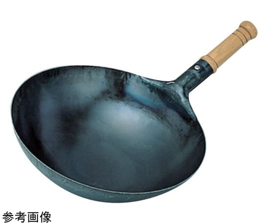 鉄 打出木柄北京鍋 24cm　