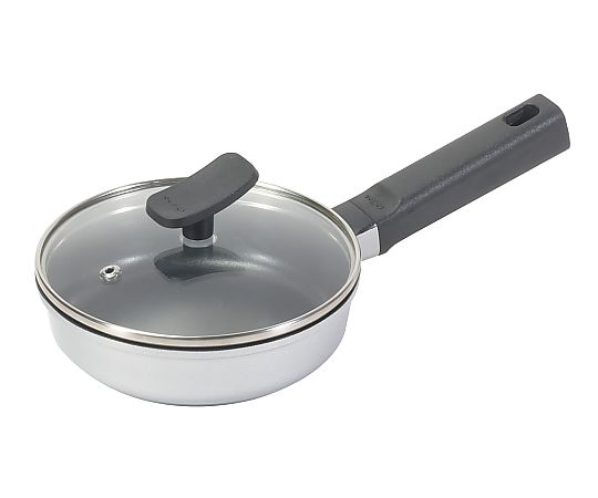 チーノ ふっ素加工ダイキャストガラス蓋付目玉焼 14cm　HB6565